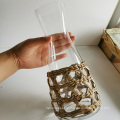 Seagrass Sleeve Glass Jug Grass Wrapped Drinking Glassware